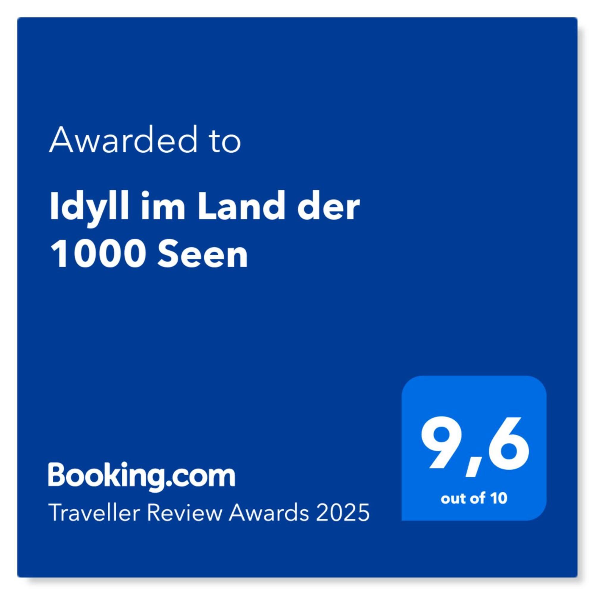 Idyll im Land der 1000 Seen Liessow  Buitenkant foto